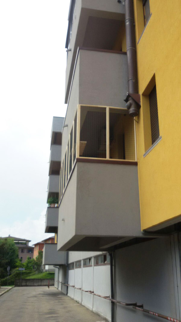protezione per piccolo balcone